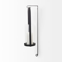 Load image into Gallery viewer, Arched Black Candle Sconce
