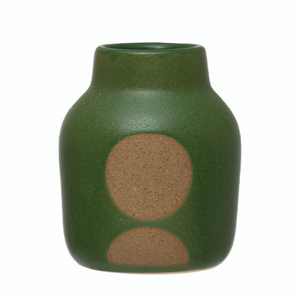 Green Vase/Brown Circle