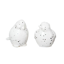 Load image into Gallery viewer, S/2 Speckled Stoneware Birds
