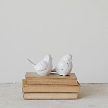 Load image into Gallery viewer, S/2 Speckled Stoneware Birds