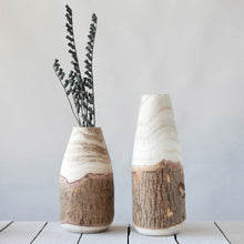 Load image into Gallery viewer, Live Edge Wood Vases - 2 Sizes