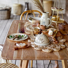 Load image into Gallery viewer, Floral Stoneware Pitcher