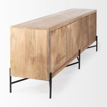 Load image into Gallery viewer, 4-door Wood/Metal Cabinet