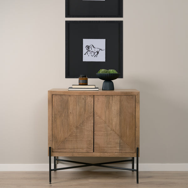 2-door Wood/Metal Cabinet