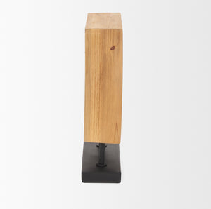 Square Wood Table Clock