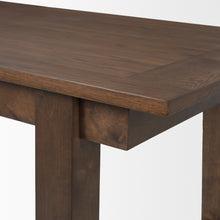 Load image into Gallery viewer, 106" Oak Wood Extendable Dining Table