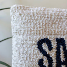 Load image into Gallery viewer, Sandy Toes Hand-Hooked Pillow