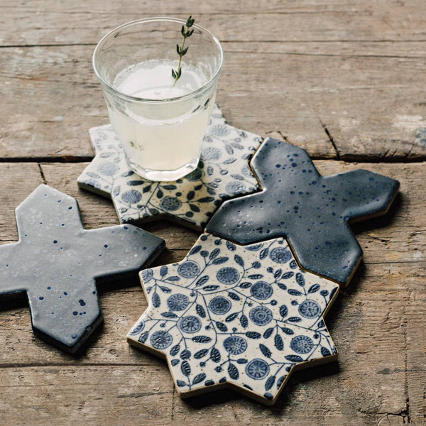 S/4 Calendula Coasters