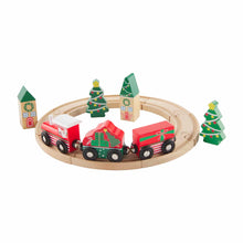 Load image into Gallery viewer, Wood Train Set