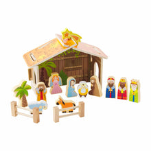 Load image into Gallery viewer, Wood Kid&#39;s Nativity