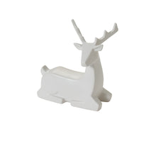 Load image into Gallery viewer, White Ceramic Deer
