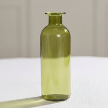 Load image into Gallery viewer, Green Glass Budvase, 3 Styles