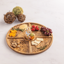 Load image into Gallery viewer, Engraved Sectioned Charcuterie Board
