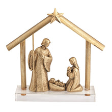 Load image into Gallery viewer, Gold Nativity Display