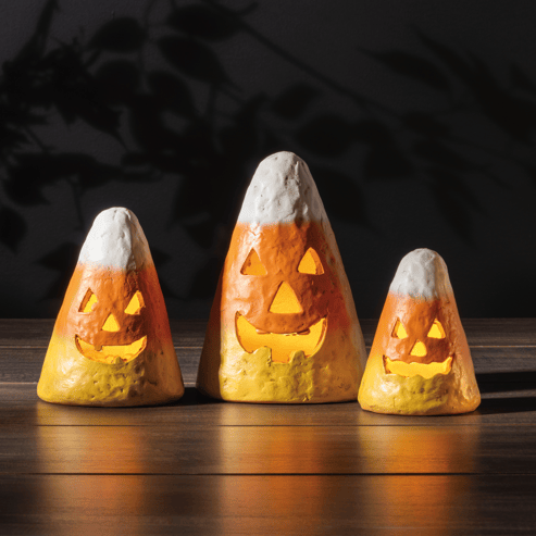 Candy Corn Luminaries