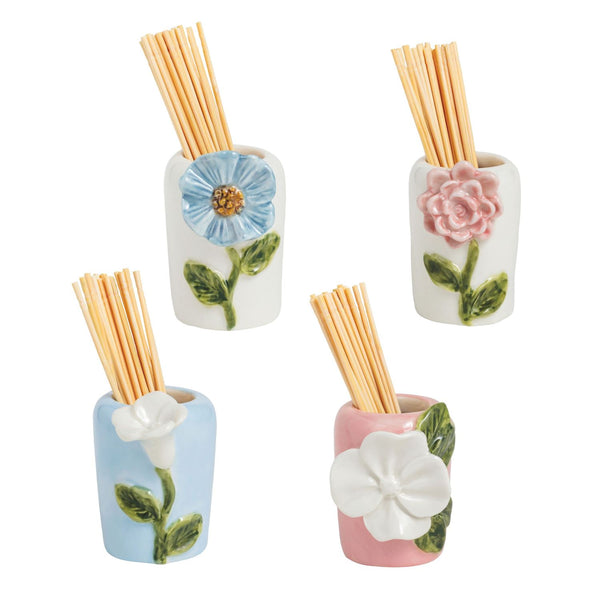 Stoneware Flower Toothpick Set