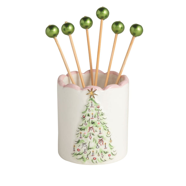 Winter Wonderland Toothpick Caddy