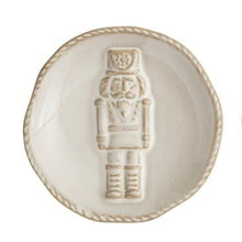 Load image into Gallery viewer, White Christmas Tidbit Plates
