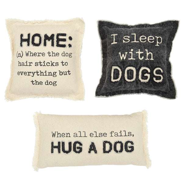 Mini Washed Canvas Dog Pillow