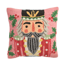 Load image into Gallery viewer, Christmas Hooked Wool Pillow