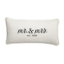Load image into Gallery viewer, Mr. &amp; Mrs. 2026 Pillows