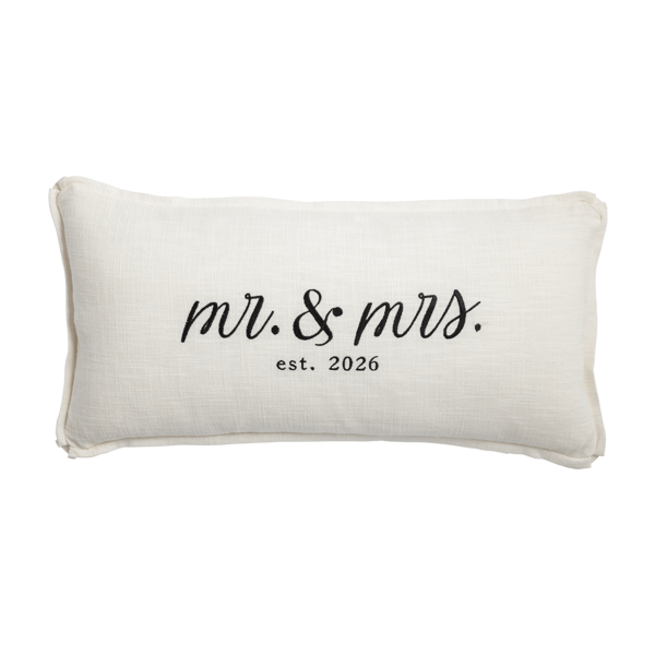 Mr. & Mrs. 2026 Pillows