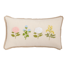 Load image into Gallery viewer, Embroidered Floral Pillow
