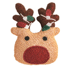 Load image into Gallery viewer, Christmas Beaded Pillow