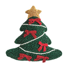 Load image into Gallery viewer, Christmas Beaded Pillow