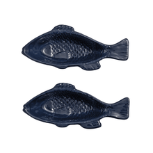 Load image into Gallery viewer, Set/2 Fish-Shaped Bowls, 2 Colors
