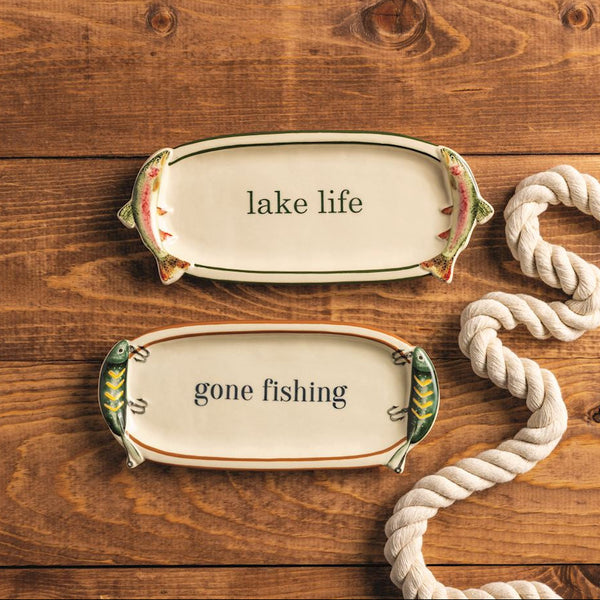 Lake Retreat Sentiment Tray