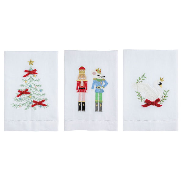 Christmas Embroidered Hand Towel