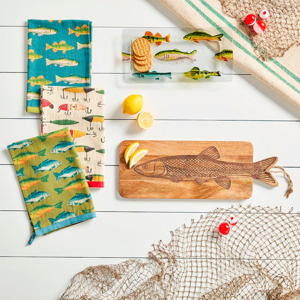 Etched Fish Paddle Board