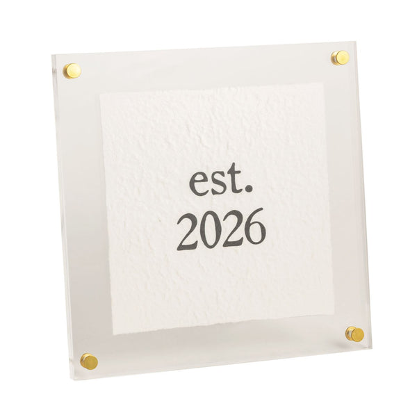 Est. 2026 Acrylic Frame