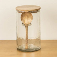 Load image into Gallery viewer, Spoonhold Glass Storage Canister