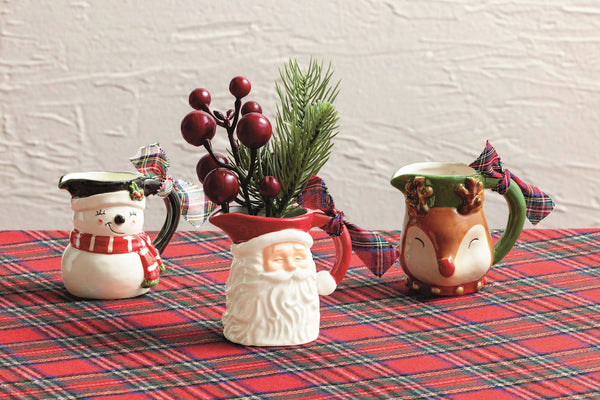 Christmas Character Mini Pitchers