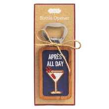 Load image into Gallery viewer, Ski Needlepoint Bottle Opener