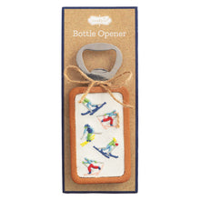 Load image into Gallery viewer, Ski Needlepoint Bottle Opener
