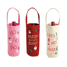 Load image into Gallery viewer, Holiday Wine Bag