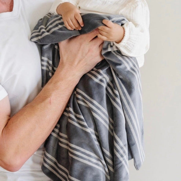 Minky Stretch Receiving Blanket