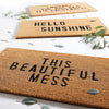 Doormat w/ Saying
