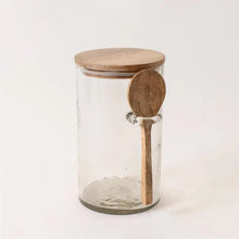 Load image into Gallery viewer, Spoonhold Glass Storage Canister