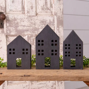 Black Wood House - 3 Sizes