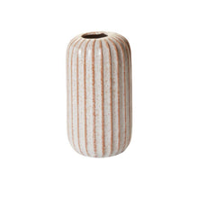 Load image into Gallery viewer, Beige Speckled Tube Vase