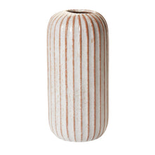 Load image into Gallery viewer, Beige Speckled Tube Vase