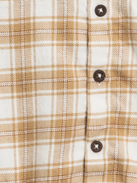 Logan Flannel Long Sleeve Collared Button Down Shirt