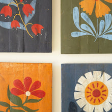 Load image into Gallery viewer, Hand Painted Florals On Wood