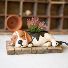 Load image into Gallery viewer, Ceramic Dog Planter