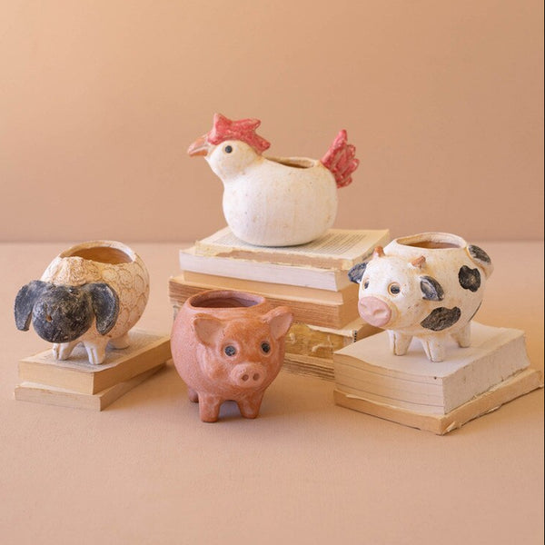 Farm Animal Planter