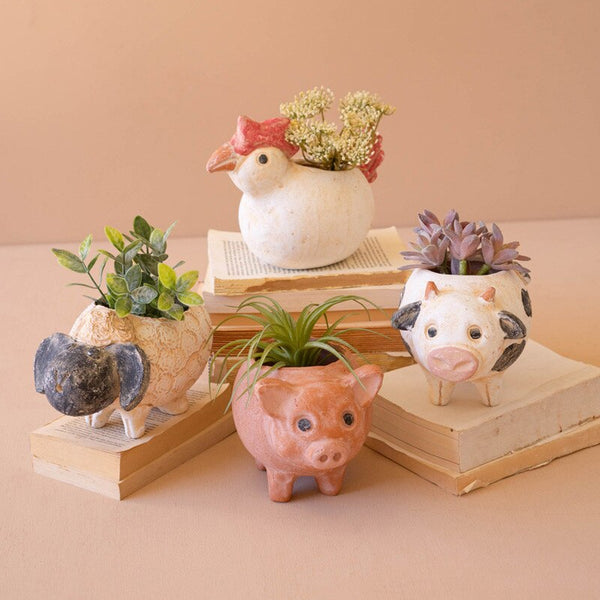 Farm Animal Planter